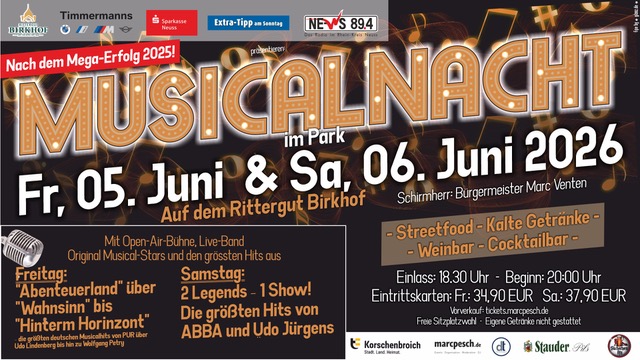 Musicalnacht im Park