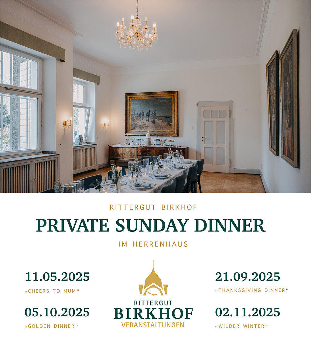 Private Sunday Dinner
