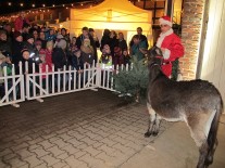 Kinder warten auf den Weihnachtsmann